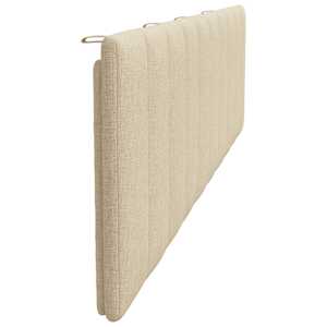 Polštář na čelo postele Hanko krémový 200 cm textil - obrázek 5