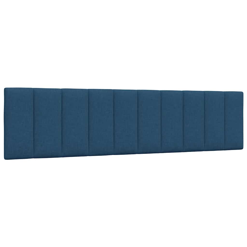 vidaXL Polštář na čelo postele Hanko modrý 200 cm textil