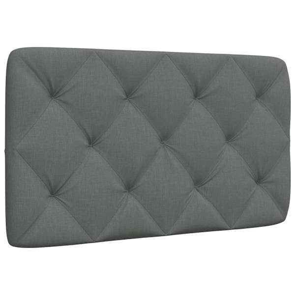 vidaXL voodipeatsi padi, tumehall, 80 cm, kangas