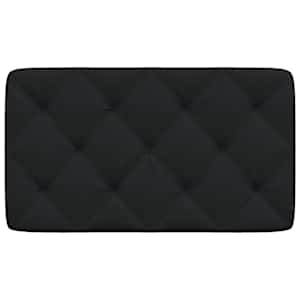 Polštář na čelo postele černý 80 cm textil - obrázek 4