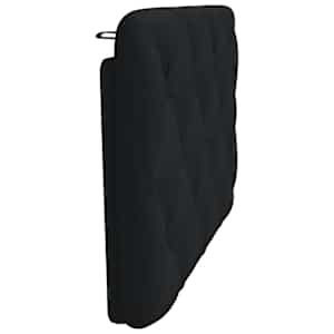 Polštář na čelo postele černý 80 cm textil - obrázek 5