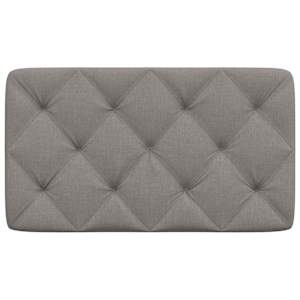 Polštář na čelo postele taupe 80 cm textil - obrázek 4