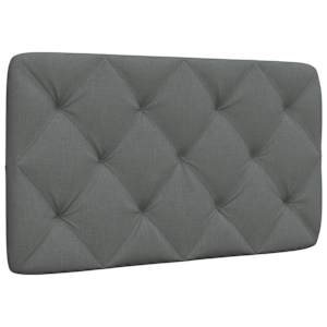 vidaXL voodipeatsi padi, tumehall, 90 cm, kangas