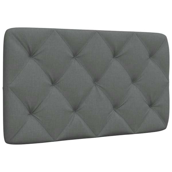 vidaXL voodipeatsi padi, tumehall, 90 cm, kangas