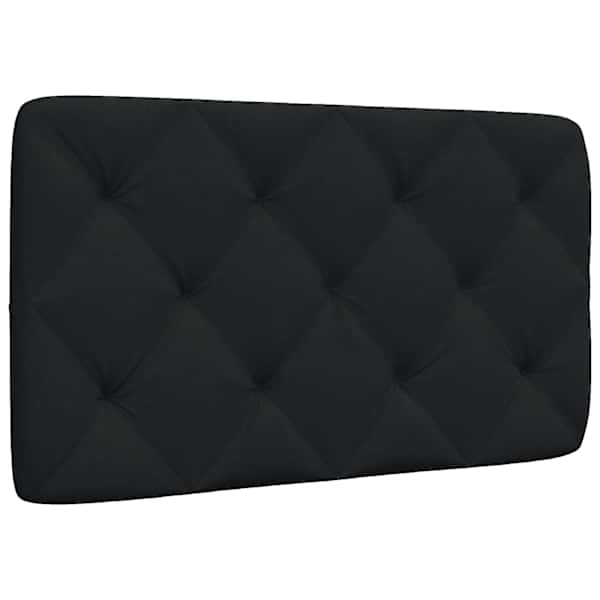 vidaXL voodipeatsi padi, must, 90 cm, kangas