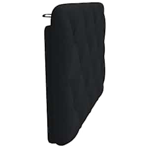 Polštář na čelo postele černý 90 cm textil - obrázek 5