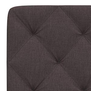 Polštář na čelo postele tmavě hnědý 90 cm textil - obrázek 7