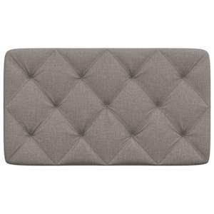 Polštář na čelo postele taupe 90 cm textil - obrázek 4