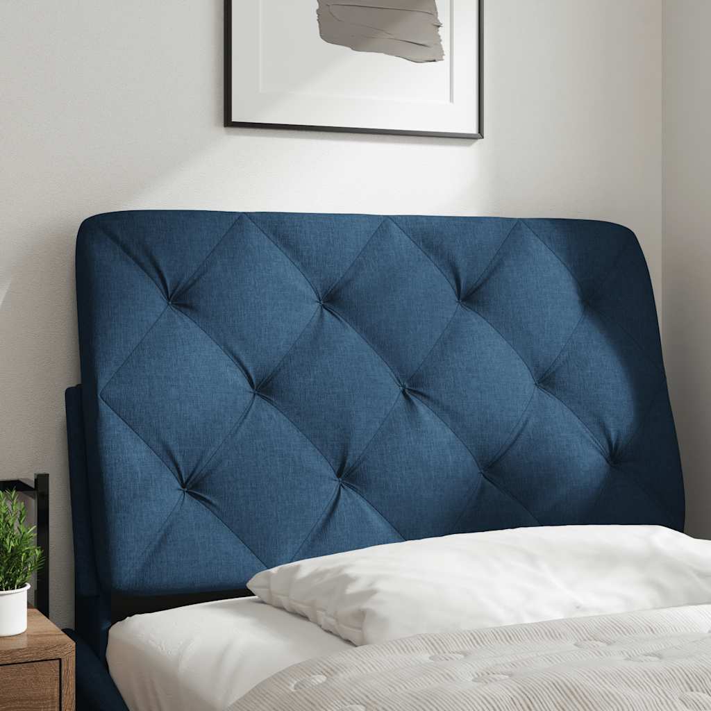vidaXL Hoofdbordkussen 90 cm stof blauw afbeelding