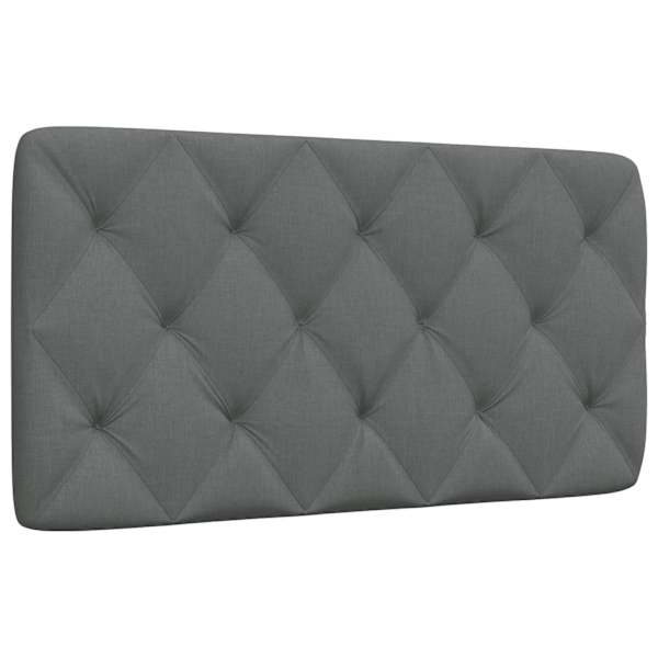 vidaXL voodipeatsi padi, tumehall, 100 cm, kangas