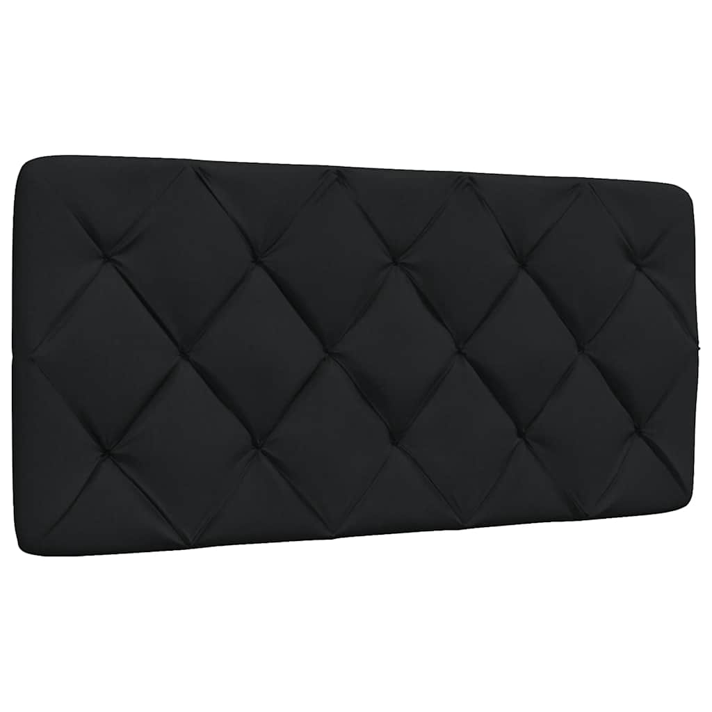 vidaXL Pernă pentru tăblie de pat, negru, 100 cm, material textil