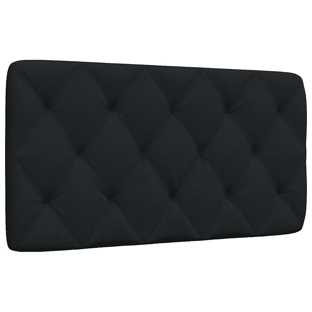 vidaXL Kopfteil-Kissen Schwarz 100 cm Stoff