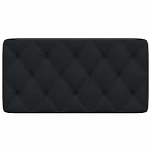 Polštář na čelo postele černý 100 cm textil - obrázek 4
