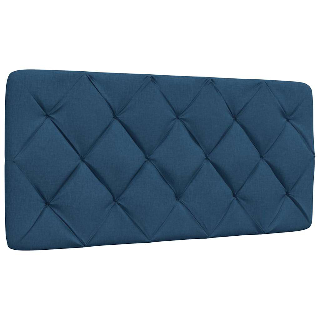 vidaXL Pernă pentru tăblie de pat, albastru, 100 cm, material textil