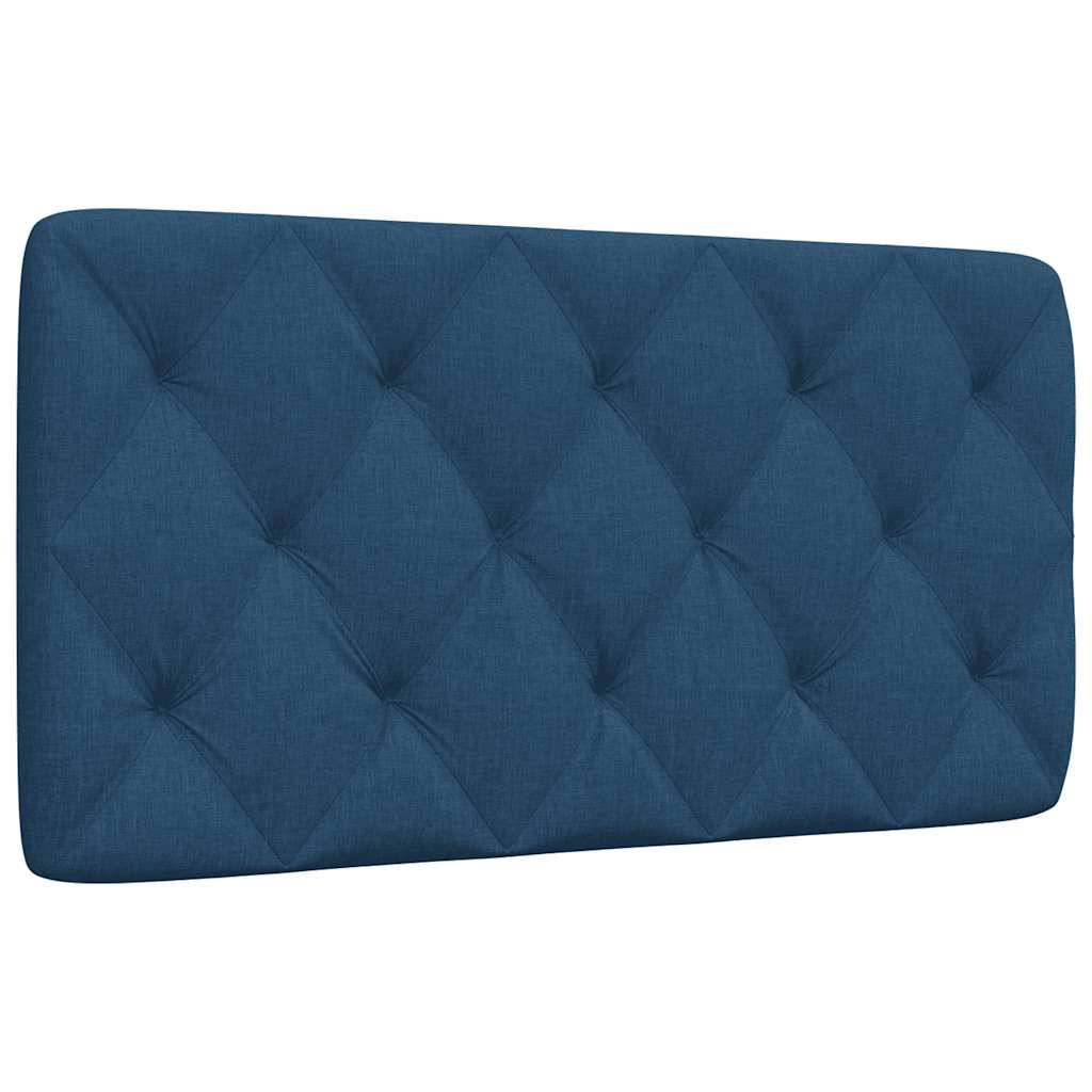 vidaXL Hoofdbordkussen 100 cm stof blauw, foto 3
