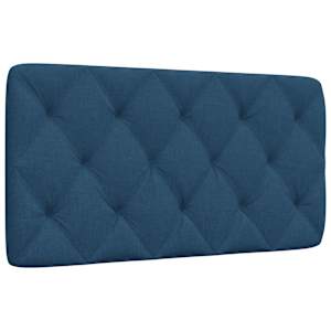 Blazina za vzglavje modra 100 cm blago