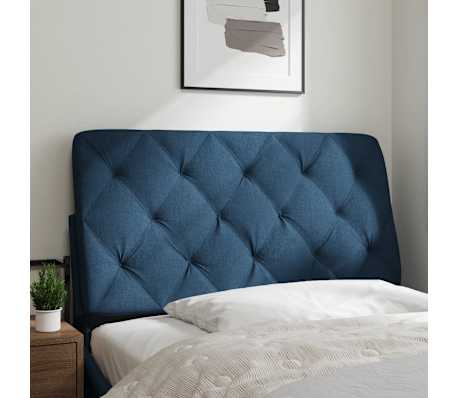 vidaXL Pernă pentru tăblie de pat, albastru, 100 cm, material textil