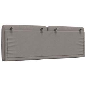 Polštář na čelo postele taupe 120 cm textil - obrázek 6