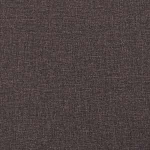 Polštář na čelo postele tmavě hnědý 140 cm textil - obrázek 8