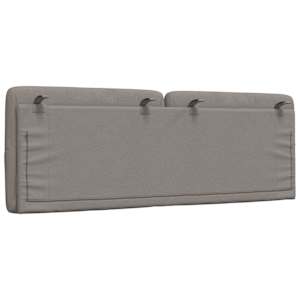 Polštář na čelo postele taupe 140 cm textil - obrázek 6