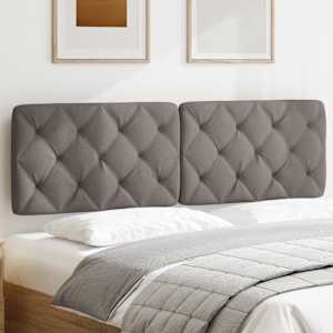 Polštář na čelo postele taupe 160 cm textil - obrázek 3