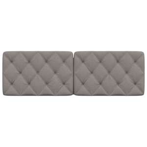 Polštář na čelo postele taupe 160 cm textil - obrázek 4