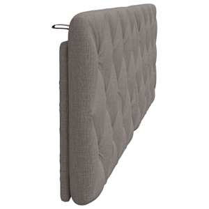 Polštář na čelo postele taupe 160 cm textil - obrázek 5