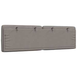 Polštář na čelo postele taupe 160 cm textil - obrázek 6