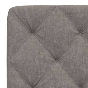 Polštář na čelo postele taupe 160 cm textil - obrázek 7