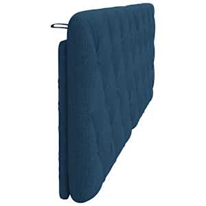 Polštář na čelo postele modrý 160 cm textil - obrázek 5
