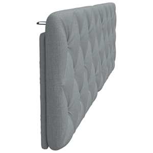 Polštář na čelo postele světle šedý 180 cm textil - obrázek 5