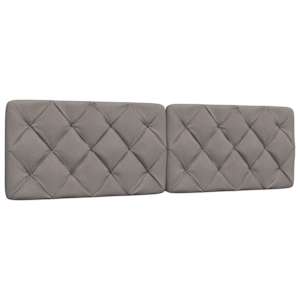 Polštář na čelo postele taupe 180 cm textil - obrázek 1
