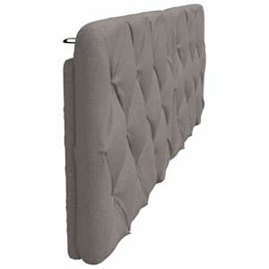Polštář na čelo postele taupe 180 cm textil - obrázek 5