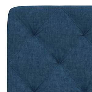 Polštář na čelo postele modrý 180 cm textil - obrázek 7