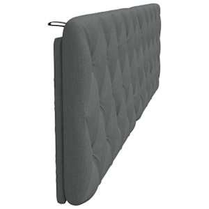 Polštář na čelo postele tmavě šedý 200 cm textil - obrázek 5