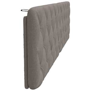 Polštář na čelo postele taupe 200 cm textil - obrázek 5