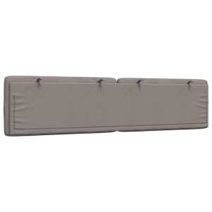 Polštář na čelo postele taupe 200 cm textil - obrázek 6