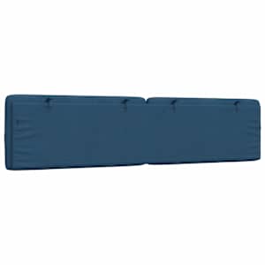 Polštář na čelo postele modrý 200 cm textil - obrázek 6