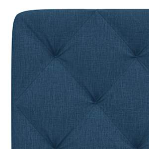 Polštář na čelo postele modrý 200 cm textil - obrázek 7