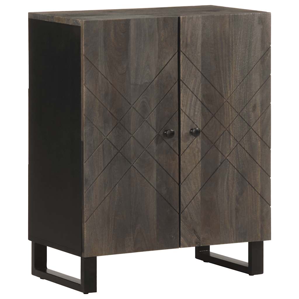 Thumbnail - vidaXL 3-tlg. Sideboards Schwarz 60x33x75 cm Massivholz Mango
