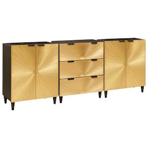 vidaXL K&otilde;rvalkapi komplekt 3 tk 180 x 33 x 75 cm Tugev mango puu