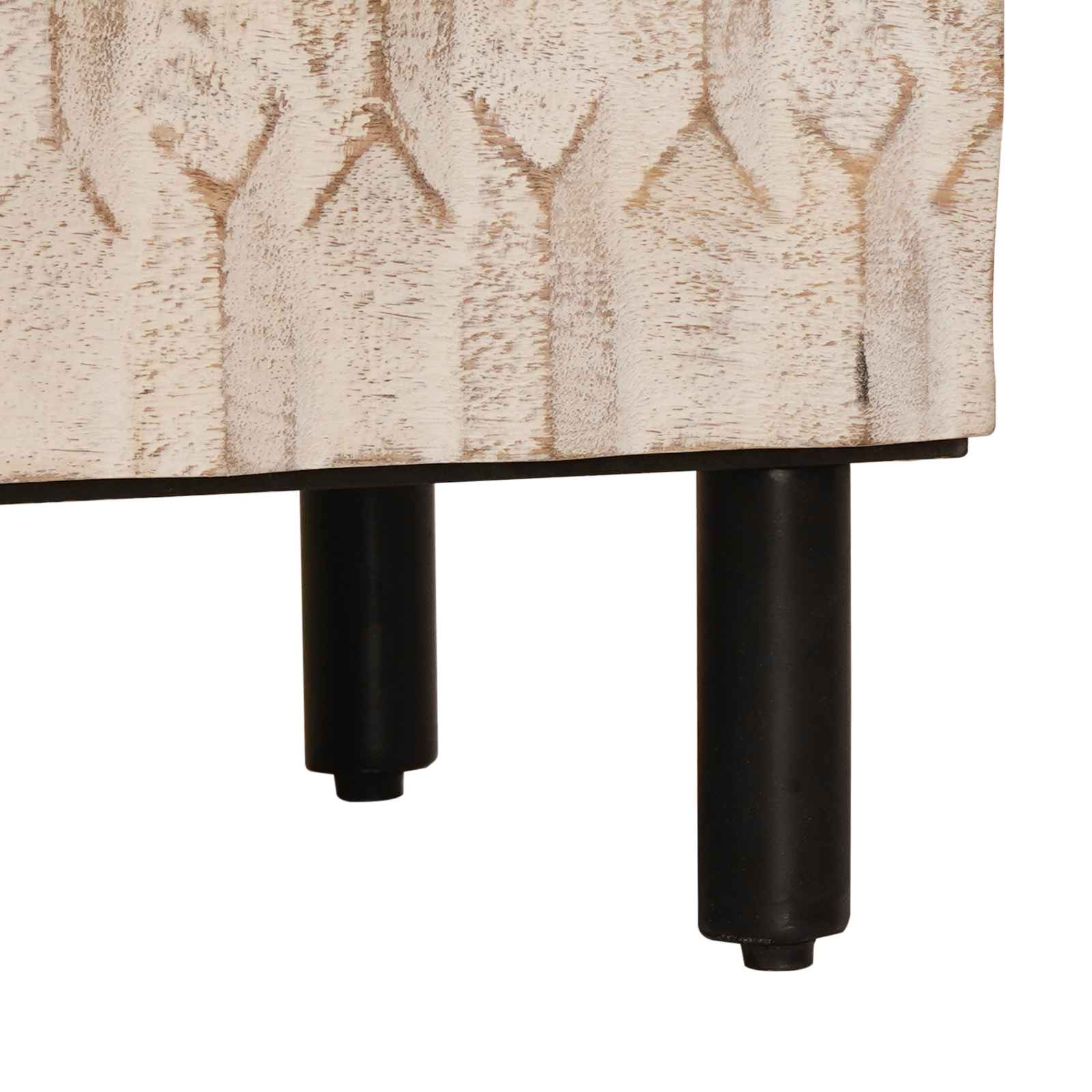 Dressoir Witte Was Afwerking Massief Mango Hout image 10