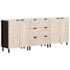 vidaXL K&otilde;ide 3 tk 60 x 33 x 75 cm Tugev mango puu
