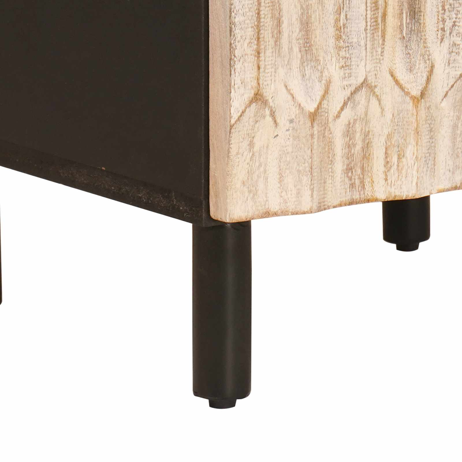 Kylpyhuoneen setit Valkoinen pesu viimeistely Kiinteä mango puu - Image 9