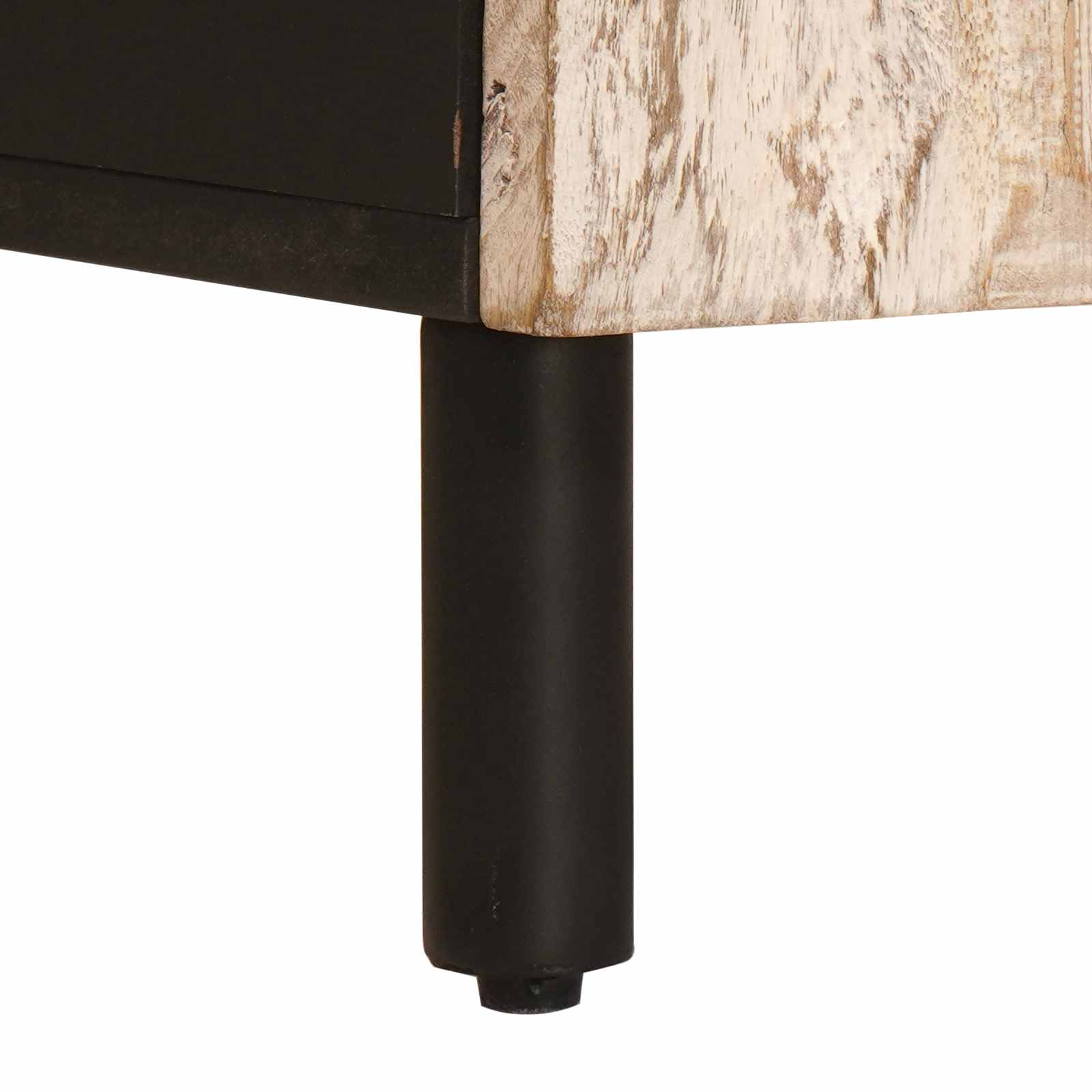 Kylpyhuoneen setit Valkoinen pesu viimeistely Kiinteä mango puu - Image 10