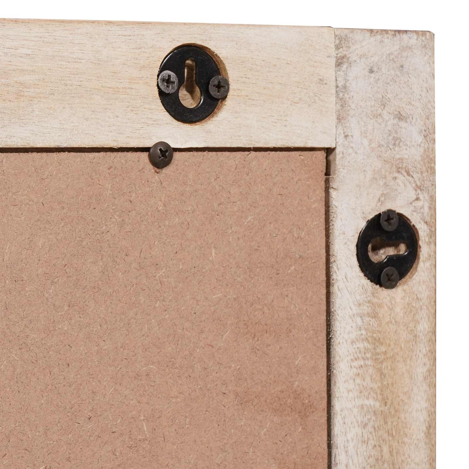 Badkamer Sets met lade Witte Was Afwerking Massief Mango Hout image 13