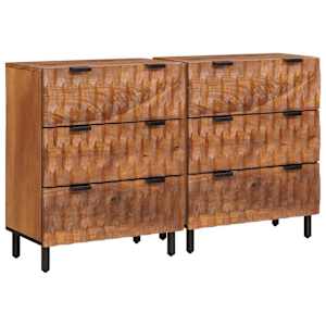 vidaXL K&otilde;ide 2 tk 60 x 33 x 75 cm Tugev mango puu