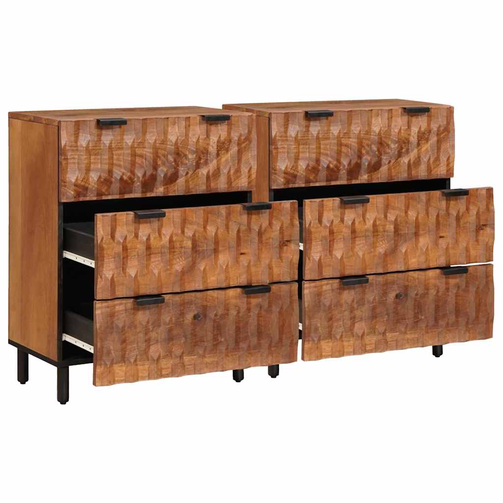 vidaXL Dressoir Acacia Bruine Afwerking Massief Mango Hout