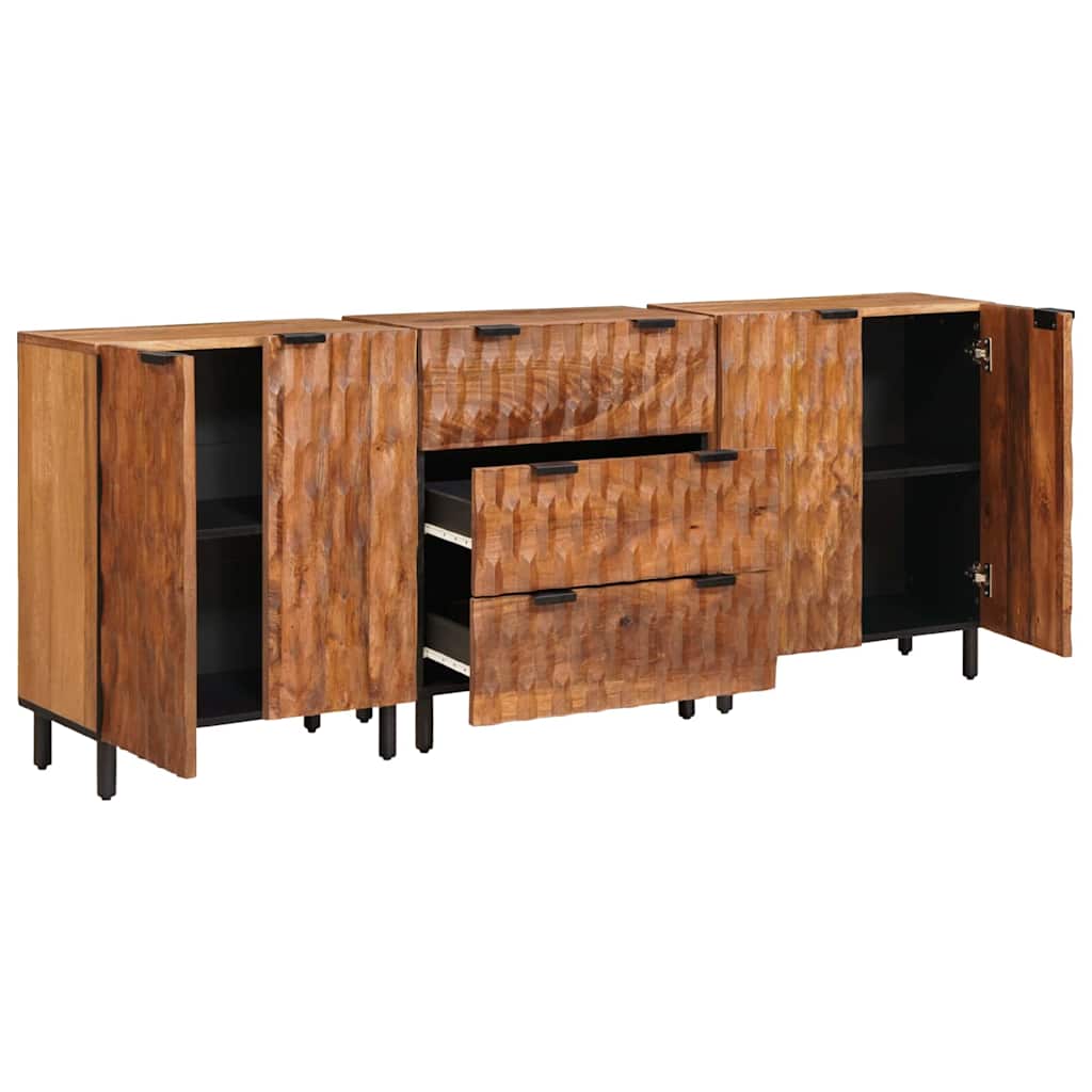 vidaXL Dressoir Acacia Bruine Afwerking Massief Mango Hout