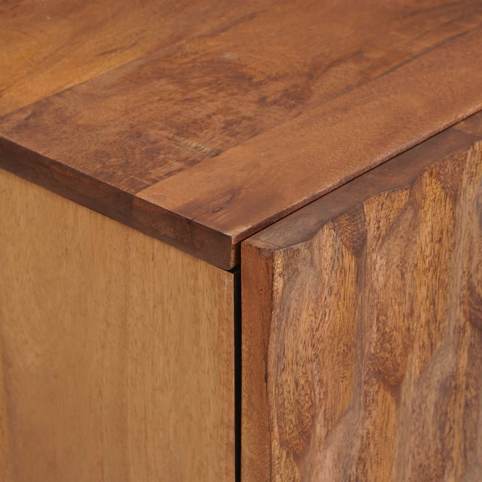 Kylpyhuoneen setit Akasia ruskea viimeistely Kiinteä mango puu - Image 10